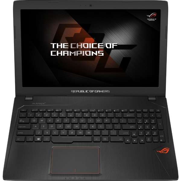 Laptop Asus ROG GL553VE-FY022, 15.6'' FHD, Core i7-7700HQ 2.8GHz, 8GB DDR4, 1TB HDD, GeForce GTX 1050 Ti 4GB, FreeDOS, Negru