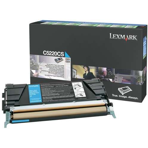 Lexmark Cartus Toner Laser Cyan, C5220CS