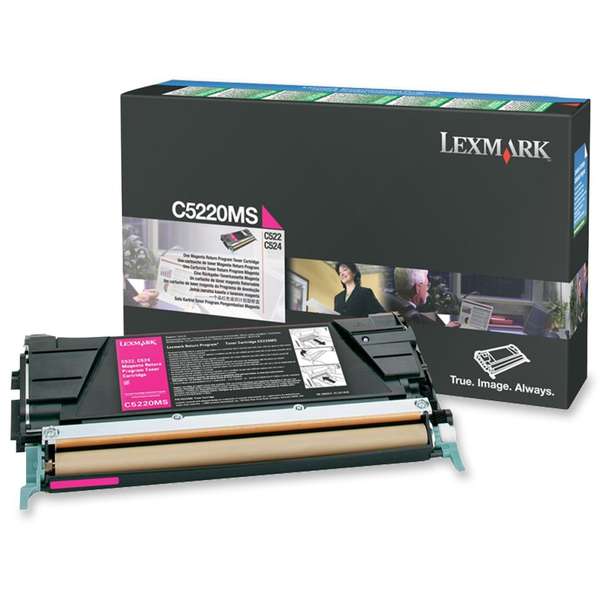 Lexmark Cartus Toner Laser Magenta, C5220MS