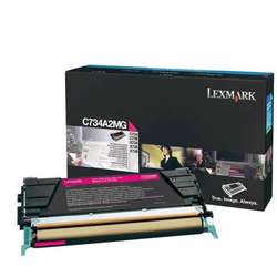 Lexmark Cartus Toner Laser Magenta, C734A2MG