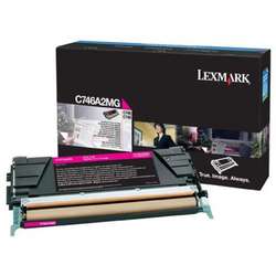 Lexmark Cartus Toner Laser Magenta, C746A2MG