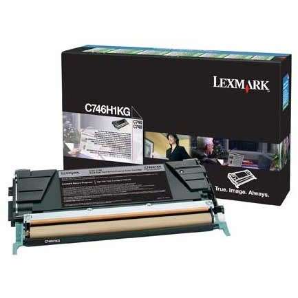 Lexmark Cartus Toner Laser Black, C746H2KG