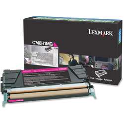 Lexmark Cartus Toner Laser Magenta, C748H1MG