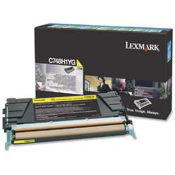 Lexmark Cartus Toner Laser Yellow, C748H1YG