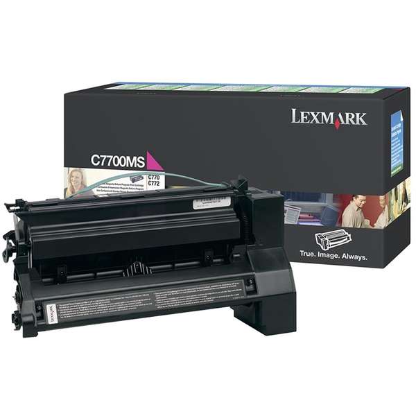 Lexmark Cartus Toner Laser Magenta, C7700MS