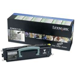 Lexmark Cartus Toner Laser Black, X340A11G
