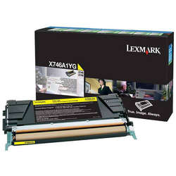 Cartus Toner Laser Yellow, X746A1YG