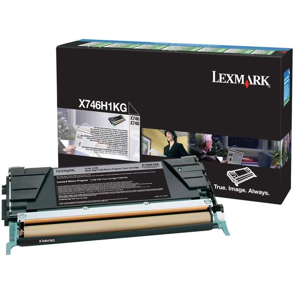 Lexmark Cartus Toner Laser Black, X746H1KG