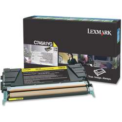 Lexmark Cartus Toner Laser Yellow, C746A3YG