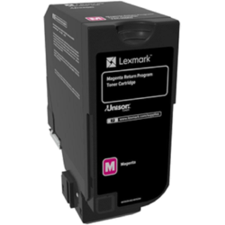 Lexmark Cartus Toner Laser Magenta, 74C20M0