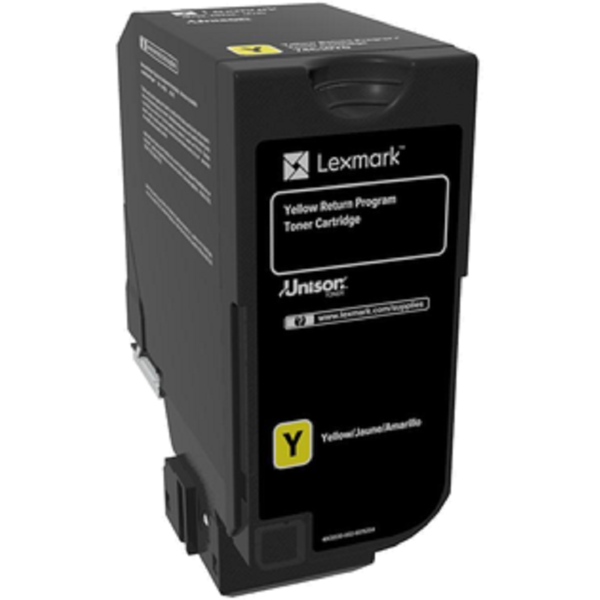 Lexmark Cartus Toner Laser Yellow, 74C20Y0