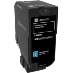Lexmark Cartus Toner Laser Cyan, 74C2SC0