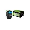 Lexmark Cartus Toner Laser Cyan, 80C2HCE