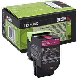 Lexmark Cartus Toner Laser Magenta, 80C2HME