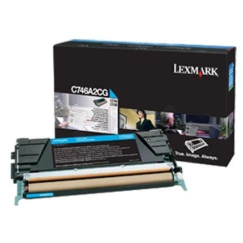 Lexmark Cartus Toner Laser Cyan, C746A3CG