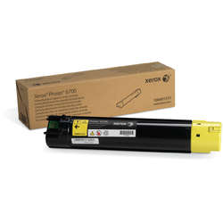 Xerox Cartus Toner Laser Yellow, 106R01513