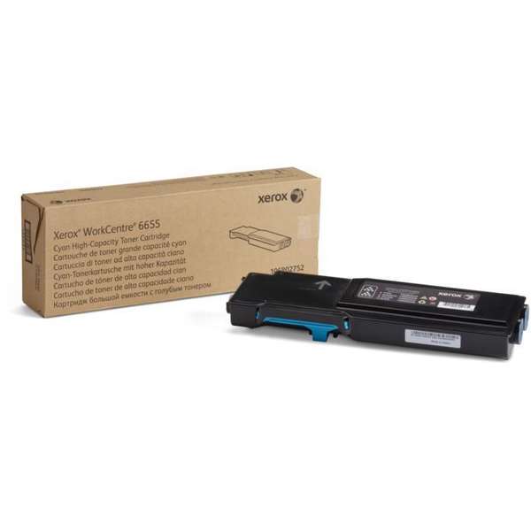 Xerox Cartus Toner Laser Cyan, 106R02752