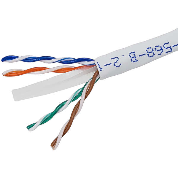 Cablu retea Intellinet UTP, Cat. 6, Rola 305m, Cupru, Gri