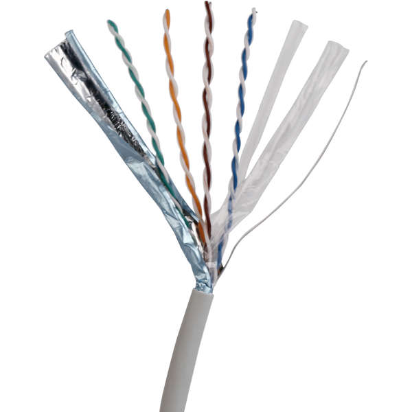 Cablu retea Gembird FTP, Cat.6, Rola 305m, Cupru 100% Gri