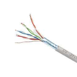 Cablu retea Gembird FTP, Cat.5e, CCA, 305m, Gri