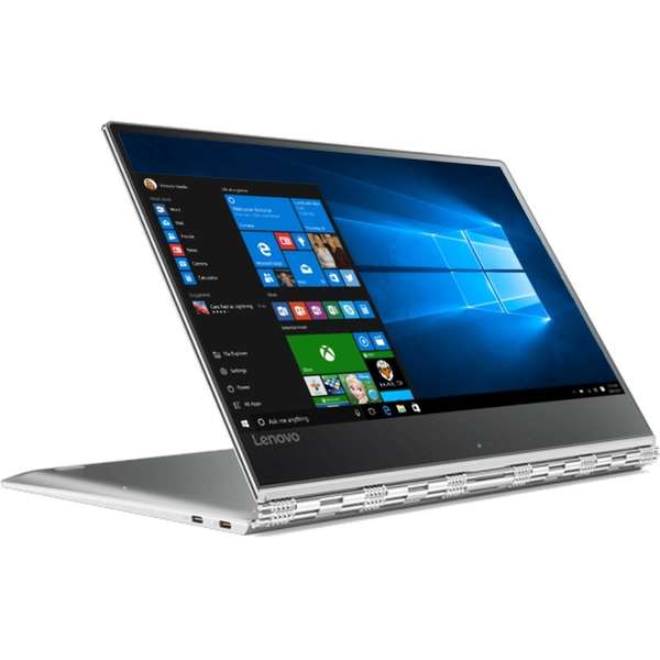 Laptop Lenovo Yoga 910-13, 13.9'' FHD Touch, Core i5-7200U 2.5GHz, 8GB DDR4, 256GB SSD, Intel HD 620, Win 10 Home 64bit, Argintiu