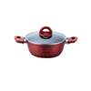 Vanora Cratita aluminiu 2.5 litri, Capac Sticla, PIETRA ROSA
