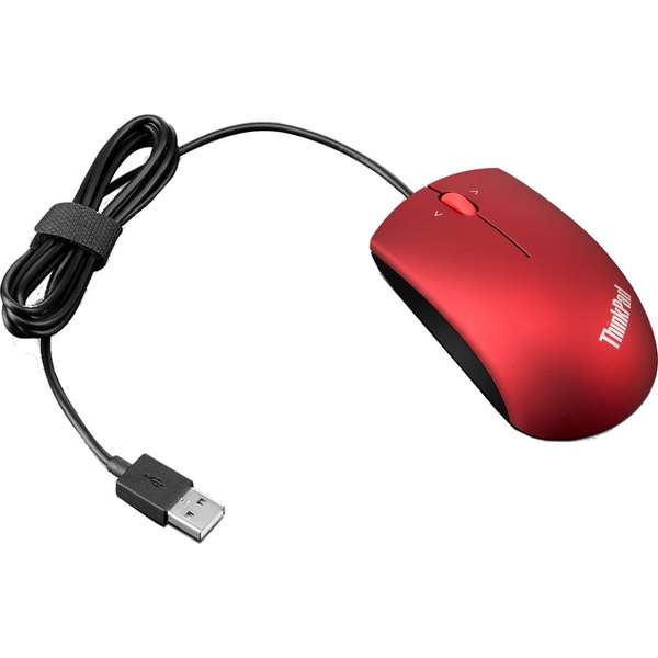 Mouse Lenovo ThinkPad Precision Heatwave Red, USB, Optic, 1000dpi, Rosu