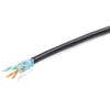 Cablu retea Gembird UTP cu gel, Cat.5e, Rola 305m de Exterior, Negru