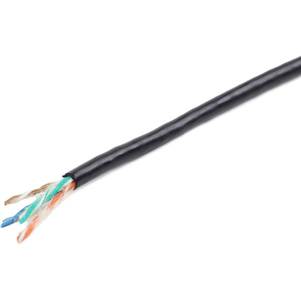 Cablu retea Gembird UTP cu gel, Cat.5e, Rola 305m de Exterior, Negru