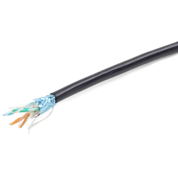Cablu retea Gembird UTP cu gel, Cat.5e, Rola 305m de Exterior, Negru