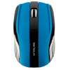 Mouse Serioux Rainbow 400, Wireless, USB, Optic, 1600dpi, Negru/Albastru