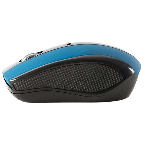 Mouse Serioux Rainbow 400, Wireless, USB, Optic, 1600dpi, Negru/Albastru