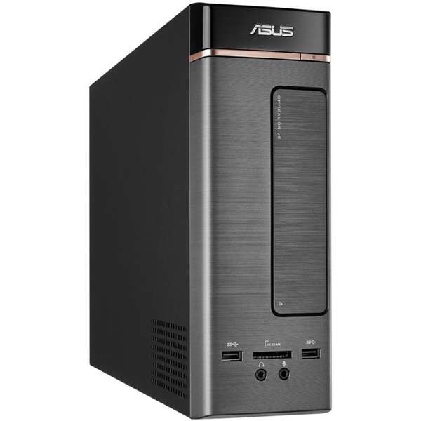Sistem Brand Asus VivoPC K20CD-RO030D, Core i7-6700 3.4GHz, 8GB DDR4, 1TB HDD, GeForce GT 730 2GB, FreeDOS, Argintiu