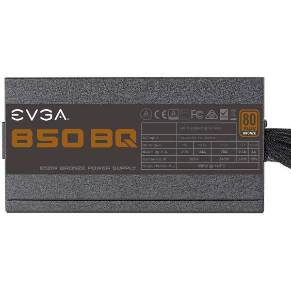 Sursa EVGA 850 BQ, 850W, Certificare 80+ Bronze