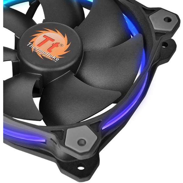 Ventilator PC Thermaltake Riing 14 LED RGB, 140mm, 3 Fan Pack