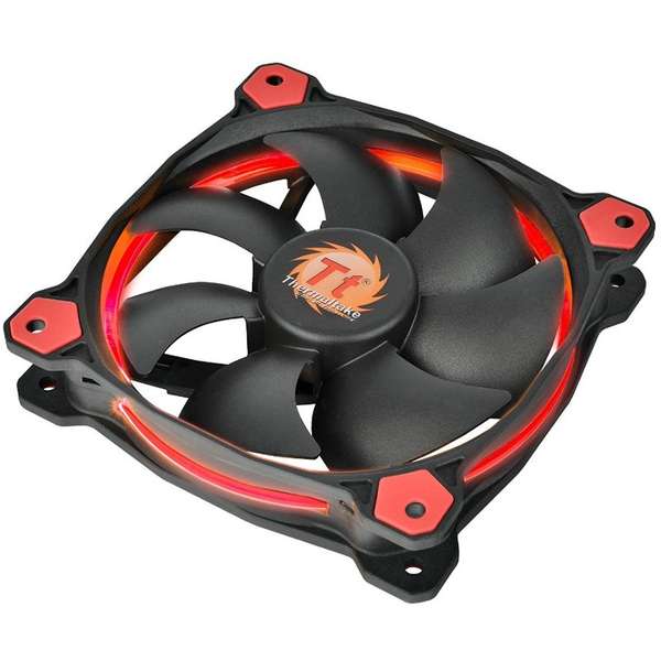 Ventilator PC Thermaltake Riing 12 Red LED, 120mm