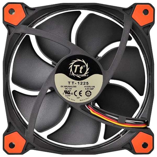 Ventilator PC Thermaltake Riing 12 Red LED, 120mm