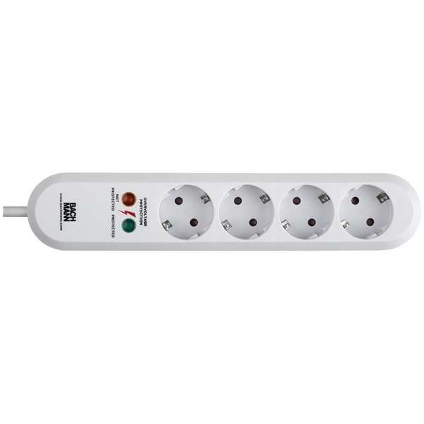 Prelungitor protectie Bachmann Smart 381.2212K, 4 prize Schuko