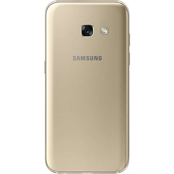 Smartphone Samsung Galaxy A3 (2017), Single SIM, 4.7'' Super AMOLED Multitouch, Octa Core 1.6GHz, 2GB RAM, 16GB, 13MP, 4G, Gold