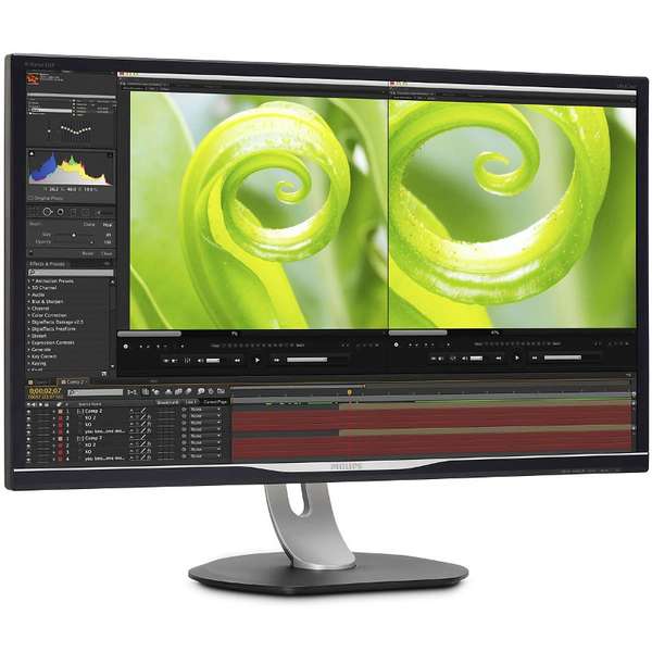 Monitor LED Philips 328P6VJEB/00, 32", 4K UHD, 4ms, Negru