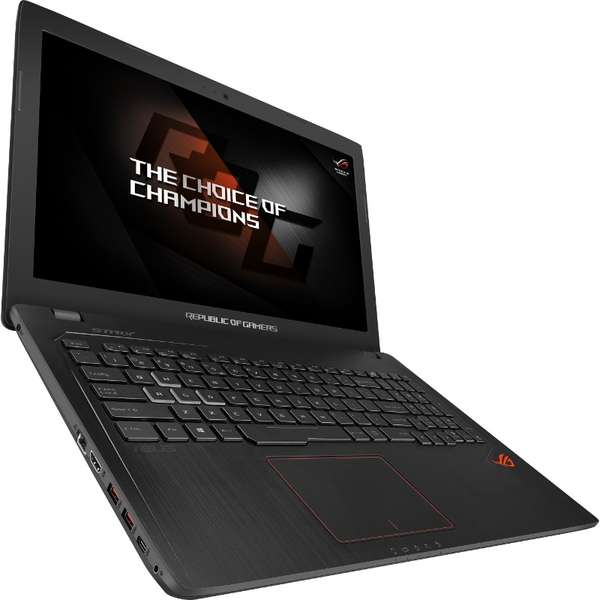 Laptop Asus ROG GL553VE-FY056T, 15.6'' FHD, Core i7-7700HQ 2.8GHz, 8GB DDR4, 1TB HDD, GeForce GTX 1050 Ti 4GB, Win 10 Home 64bit, Negru