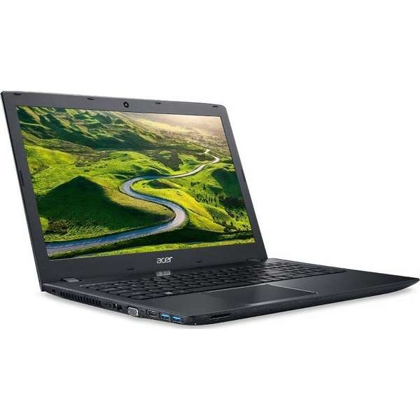 Laptop Acer Aspire E5-575G-7826, 15.6'' FHD, Core i7-7500U 2.7GHz, 4GB DDR4, 256GB SSD, GeForce GTX 950M 2GB, Linux, Negru