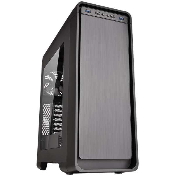 Carcasa Thermaltake Versa U21, MiddleTower, Fara sursa, Negru