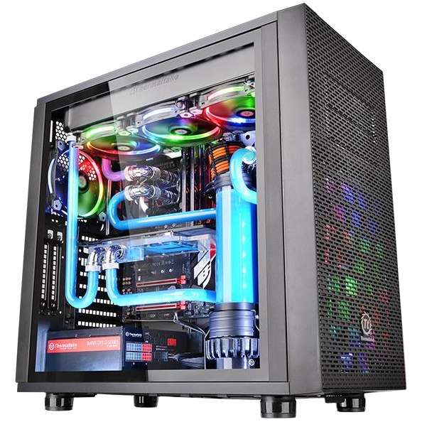 Carcasa Thermaltake Core X31 Tempered Glass Edition, MiddleTower, Fara sursa, Negru