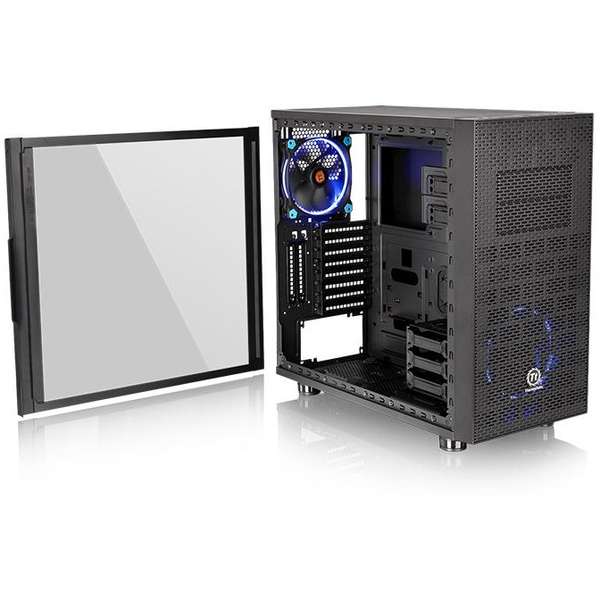 Carcasa Thermaltake Core X31 Tempered Glass Edition, MiddleTower, Fara sursa, Negru