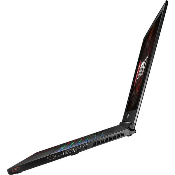 Laptop MSI GS63VR 7RF Stealth Pro, 15.6'' FHD, Core i7-7700HQ 2.8GHz, 16GB DDR4, 1TB HDD + 256GB SSD, GeForce GTX 1060 6GB, Win 10 Home 64bit, Negru