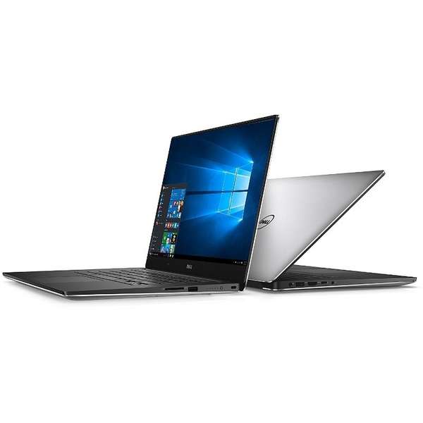 Laptop Dell XPS 15 9560, 15.6'' FHD, Core i7-7700HQ 2.8GHz, 8GB DDR4, 256GB SSD, Intel HD 630, Win 10 Pro 64bit, Argintiu