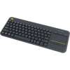 Tastatura Logitech Touch K400 Plus, Wireless, USB, Layout US, Negru