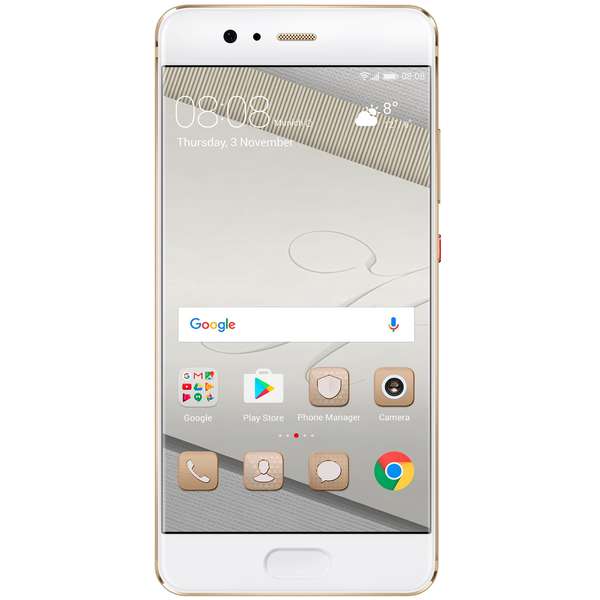 Smartphone Huawei P10, Dual SIM, 5.1'' IPS-NEO LCD Multitouch, Octa Core 2.4GHz + 1.8GHz, 4GB RAM, 64GB, Dual 20MP + 12MP, 4G, Prestige Gold