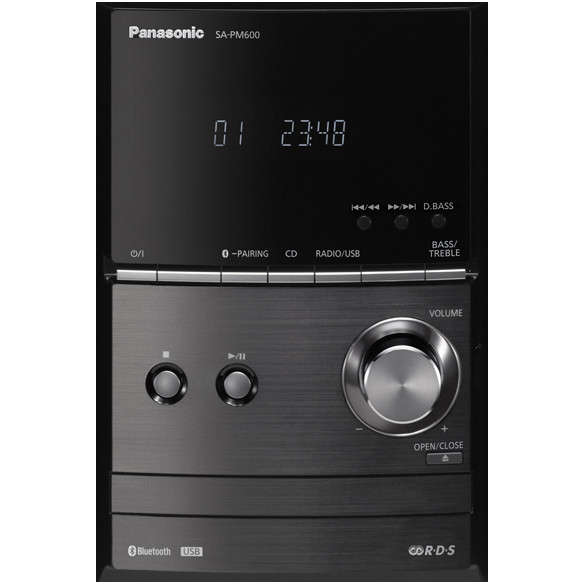 Sistem audio Panasonic SC-PM600EG-S, 40W, USB, Bluetooth